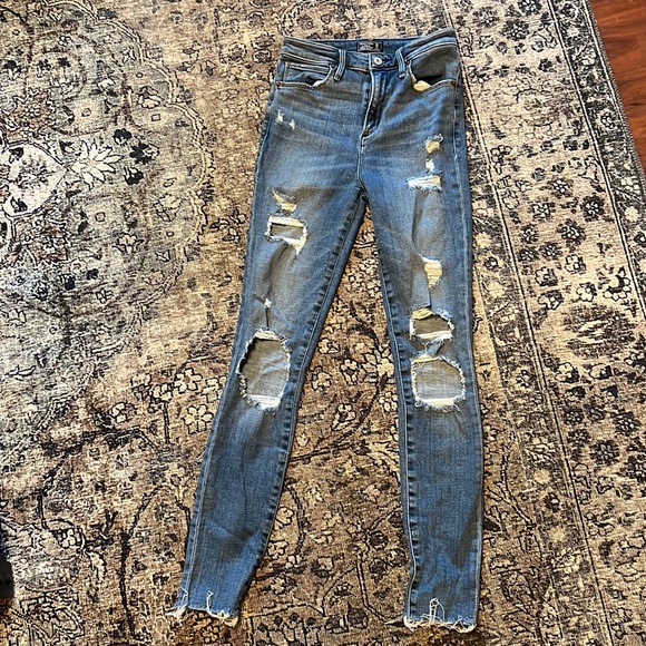 Abercrombie & Fitch high rise skinny jeans - Picture 1 of 7